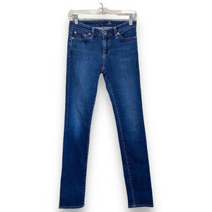 ADRIANO GOLDSCHMIED Skinny Legging Ankle Jeans Dark Wash Size 25 Stretch Denim